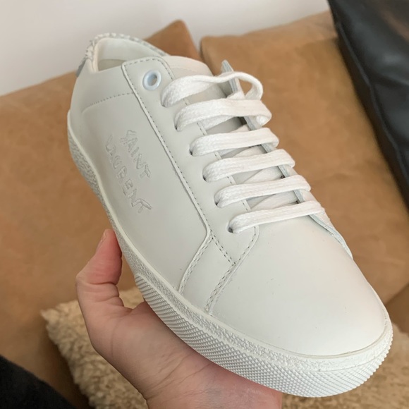 YSL COURT CLASSIC SL/06 EMBROIDERED SNEAKERS - Picture 8 of 9